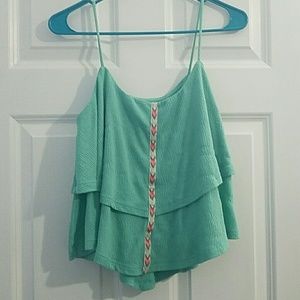 Tiered Tank with Chevron detailing